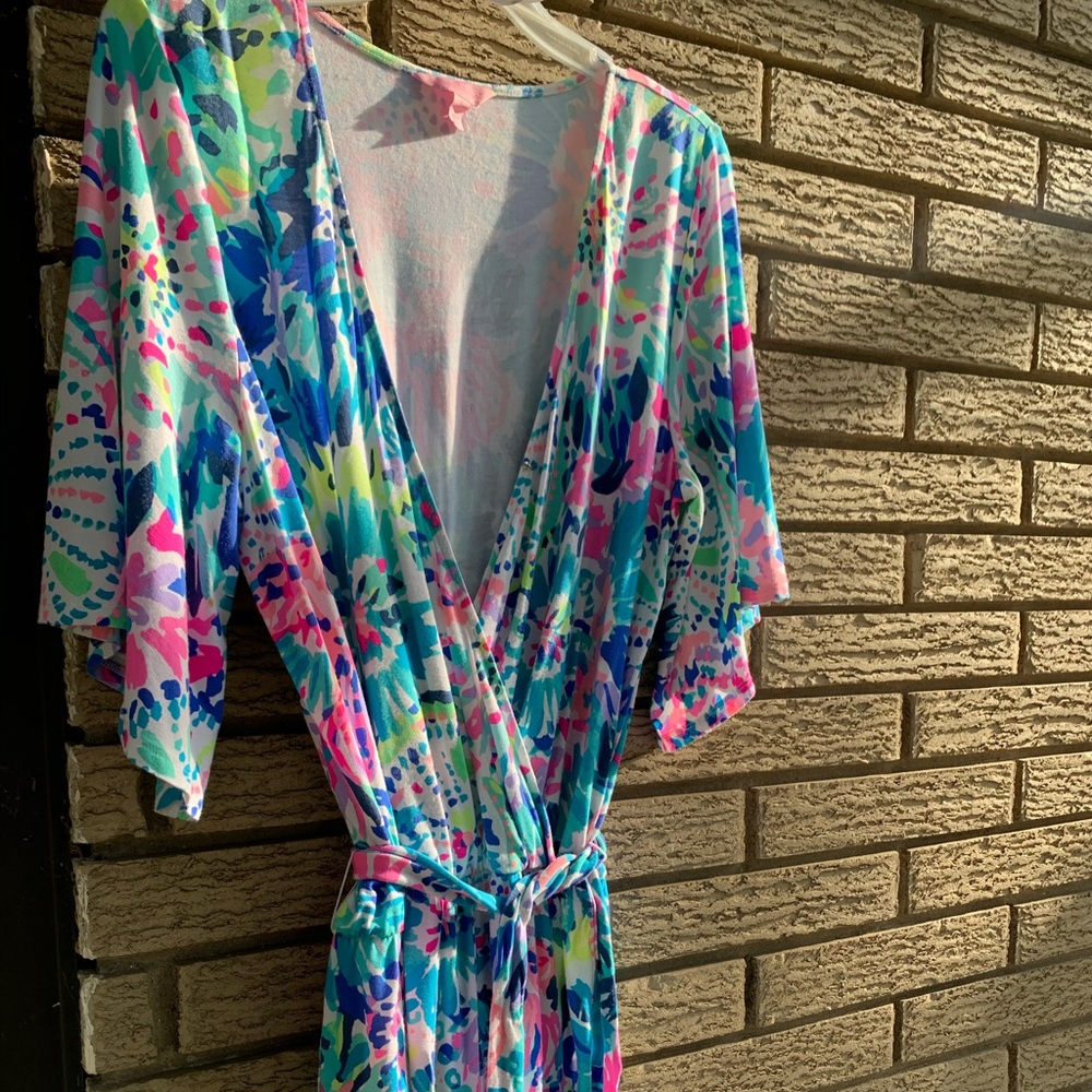 Lilly Pulitzer Dive In Romper - Size Large